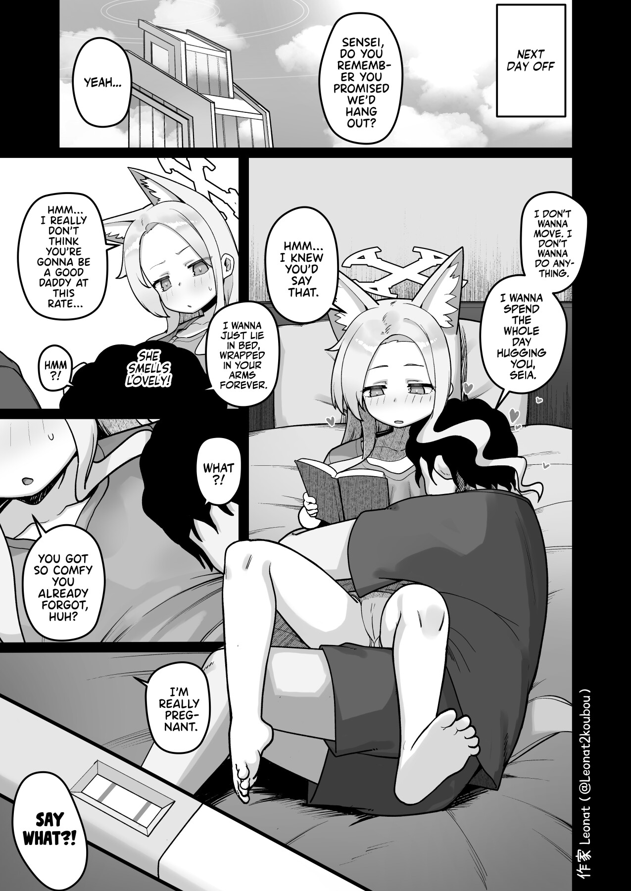Hentai Manga Comic-Seia and Sensei's Non-stop Babymaking Holiday!-Read-17